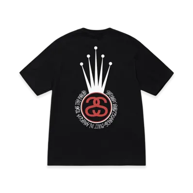 Stussy Crown Link Tee "Black"