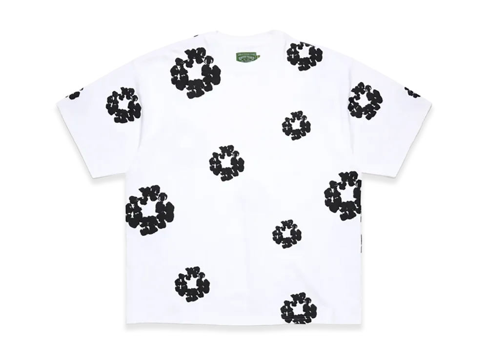 DENIM TEARS Cotton Wreath 2000s Tee "White"