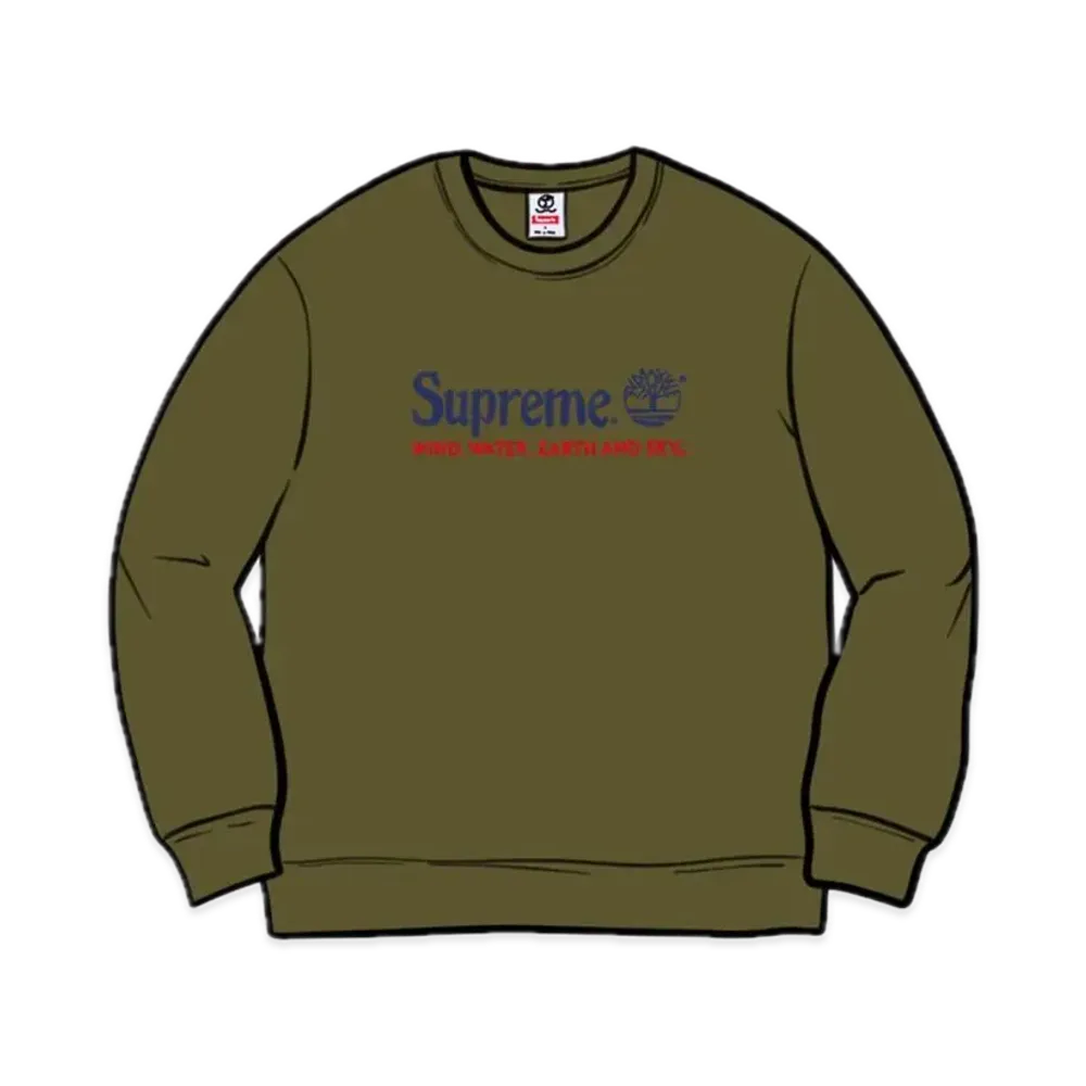 Supreme x Timberland Crewneck "Green"