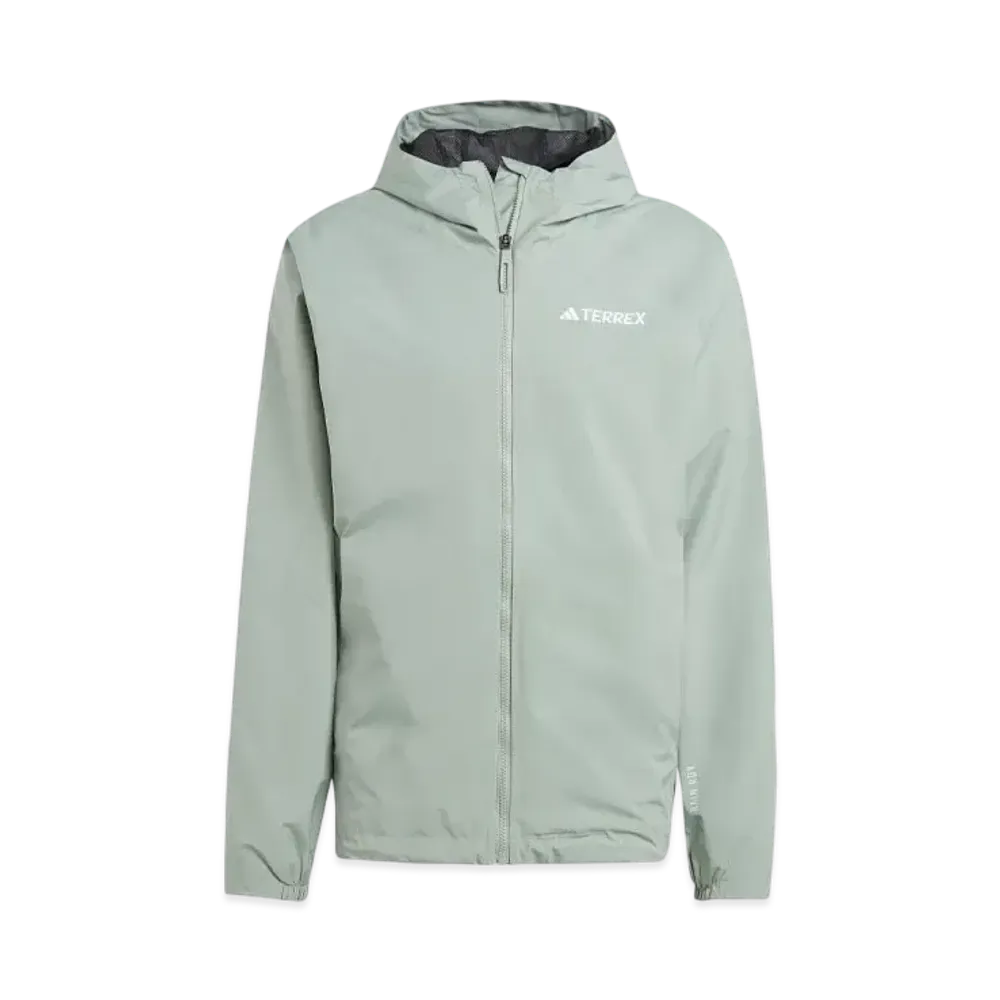 adidas Telex Multi 2 Layer Rain. Rdy Jacket "Silver Green"