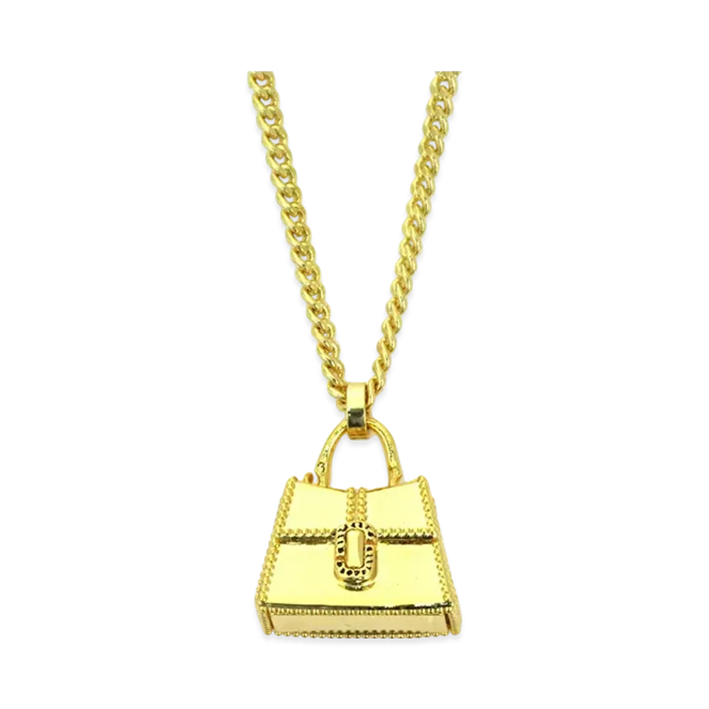 Marc Jacobs The St. Marc Necklace "Light Antique Gold"