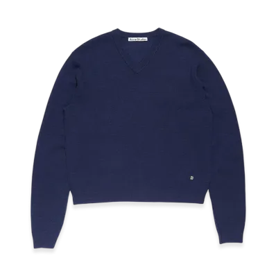 Acne Studios Merino Wool Sweater "Navy"