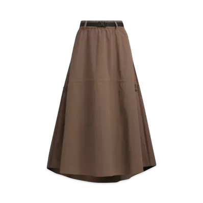 adidas Luxflow Loose-Fit Stretch Woven Skirt "Earth Strata"