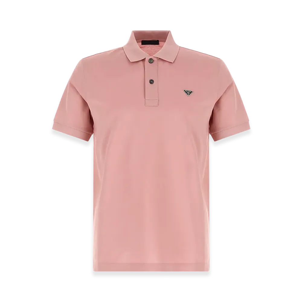 PRADA Logo Polo Shirt "Pink"