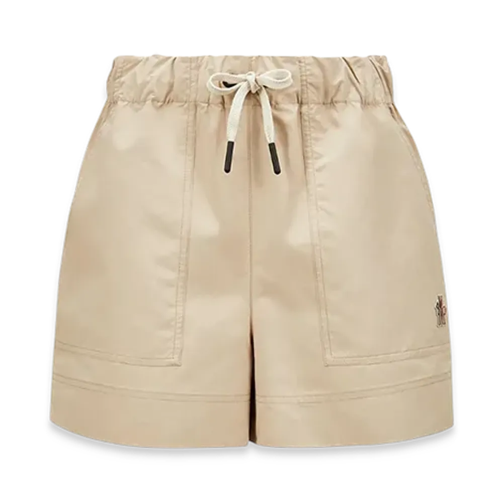 MONCLER Technical Froisse Shorts "Beige"