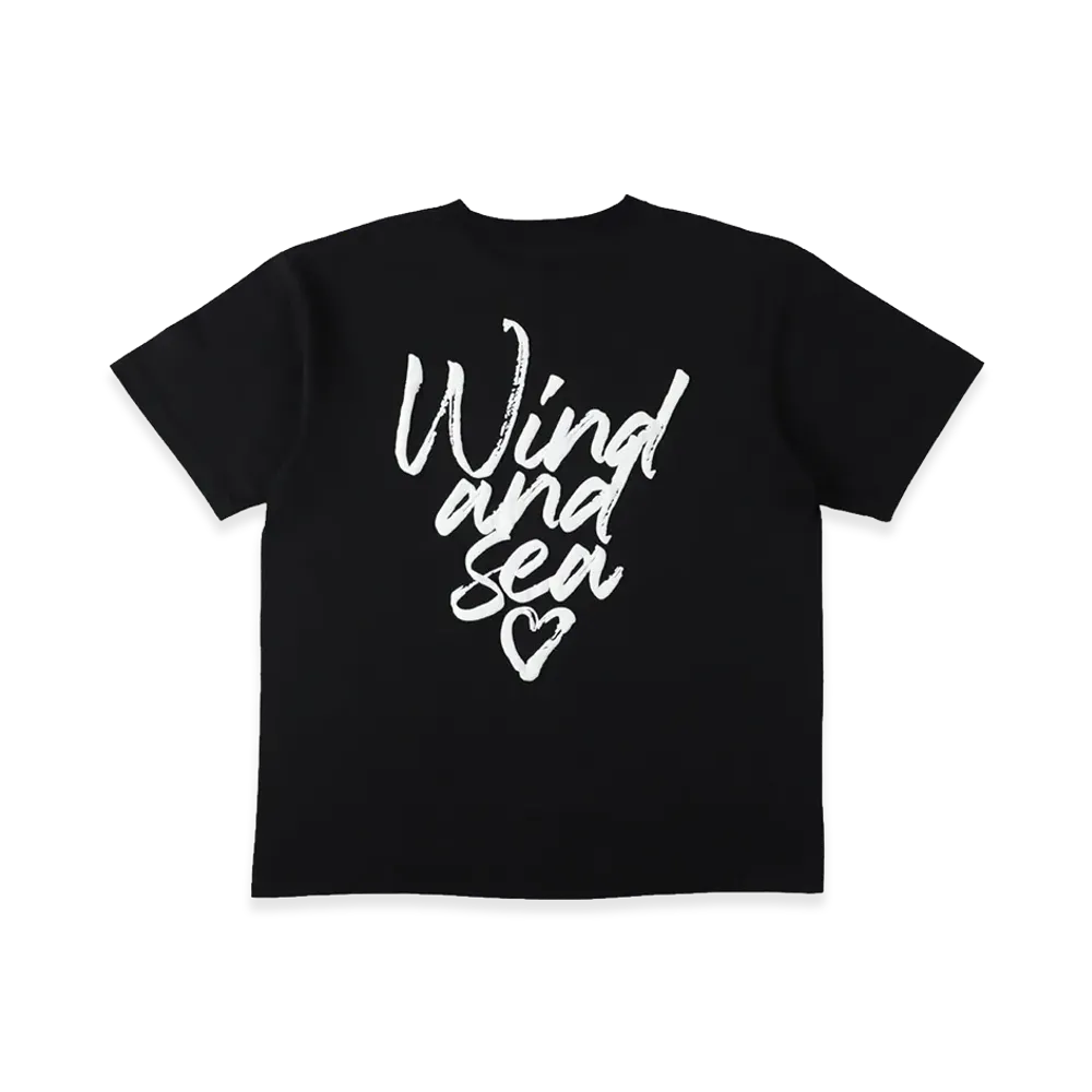 WIND AND SEA Heart Logo S/S Tee "Black"