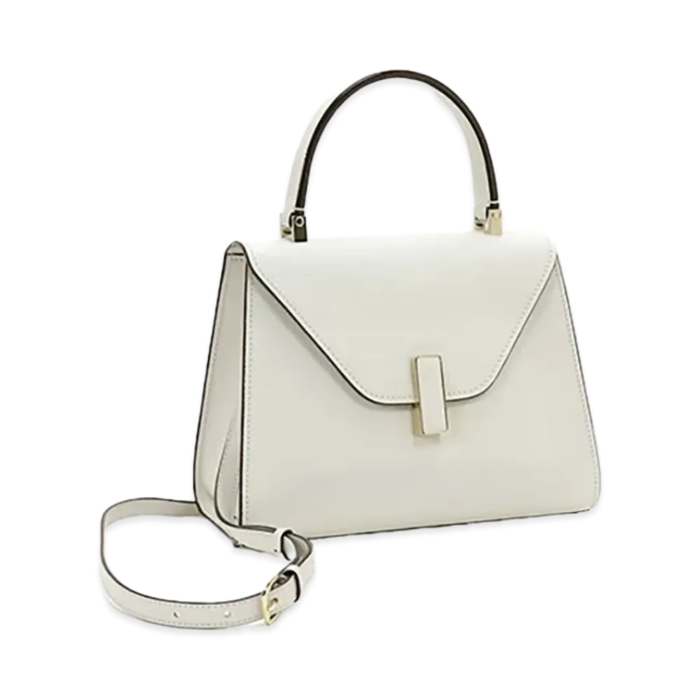 Valextra Women's Mini Iside Handbag "Off White"
