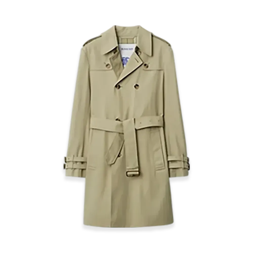 Burberry Mid-length Gabardine Trench Coat "Skylark"