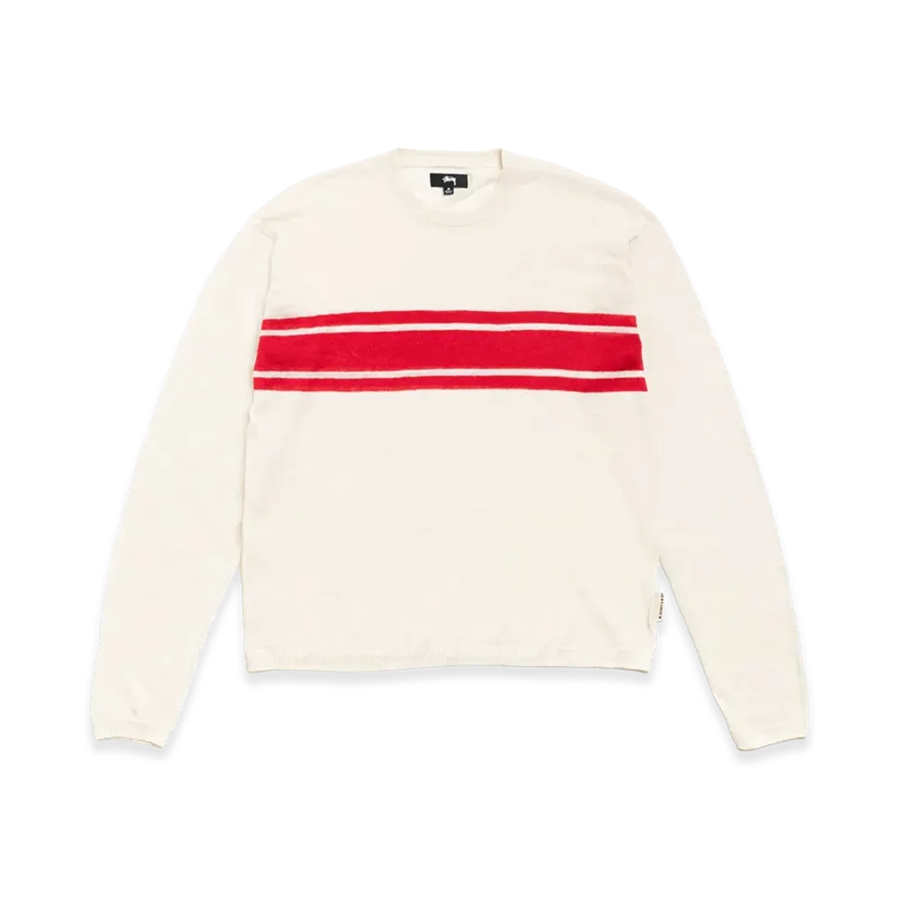 Stussy Lightweight Striped Sweater "Bone"