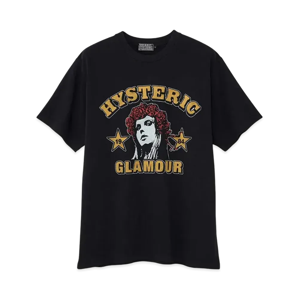 HYSTERIC GLAMOUR Grateful Hys T-Shirt "Black"