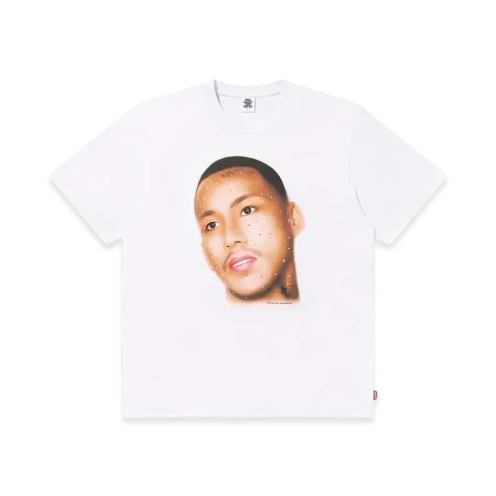 BlackEyePatch x Yuki Chiba Star Rhinestone Tee "White"