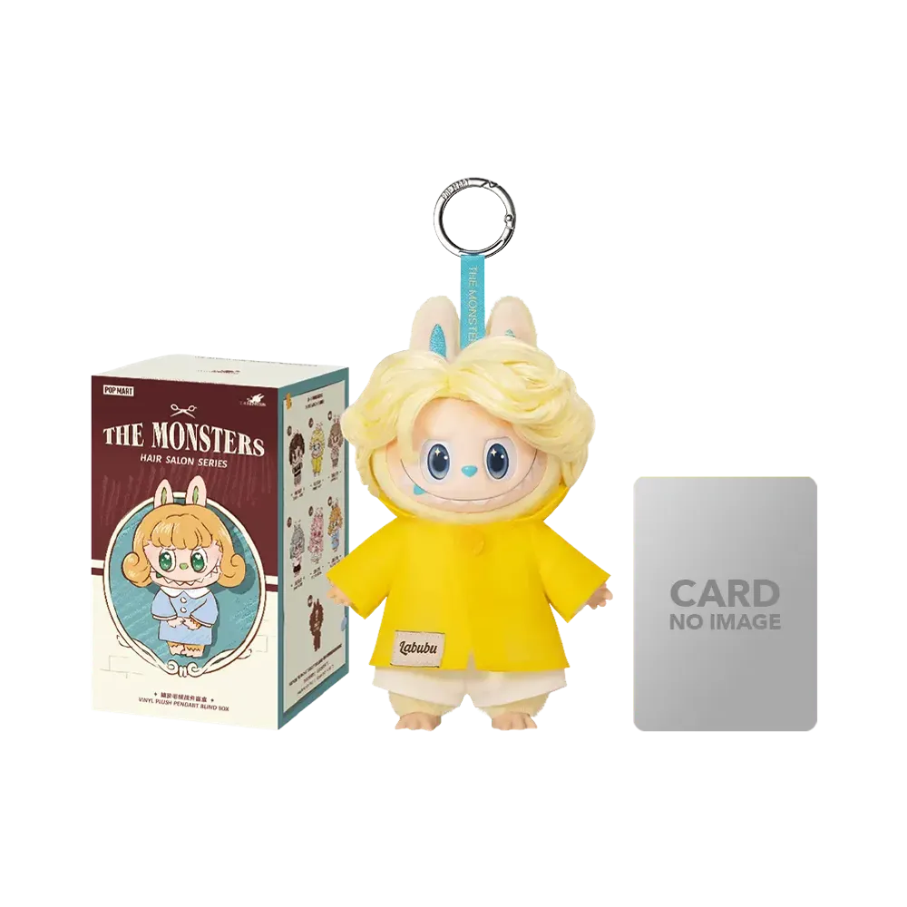 POP MART THE MONSTERS (LABUBU) Hair Salon Series - Vinyl Plush Pendant AFTER RAIN