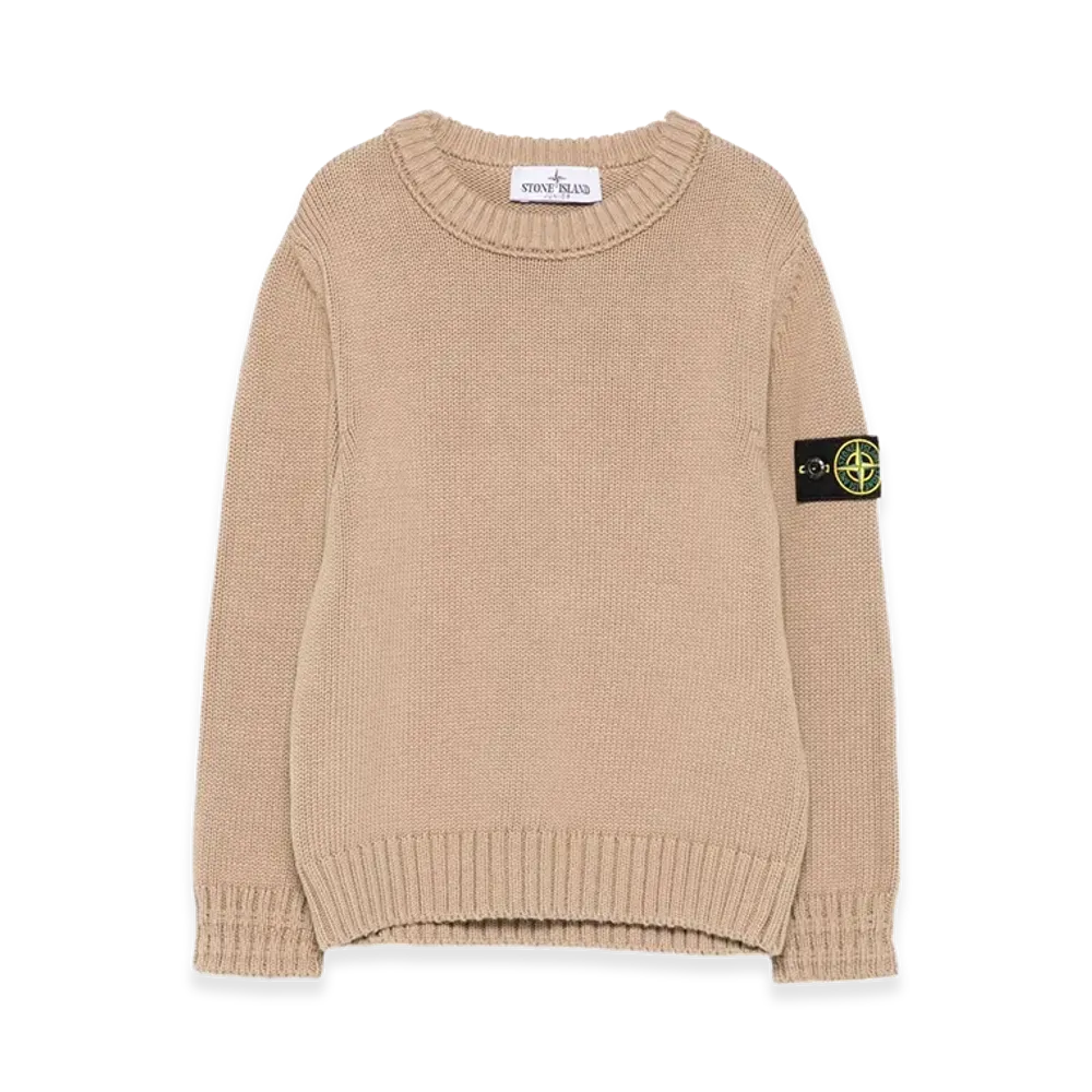 Stone Island Kids Sweaters "Beige"