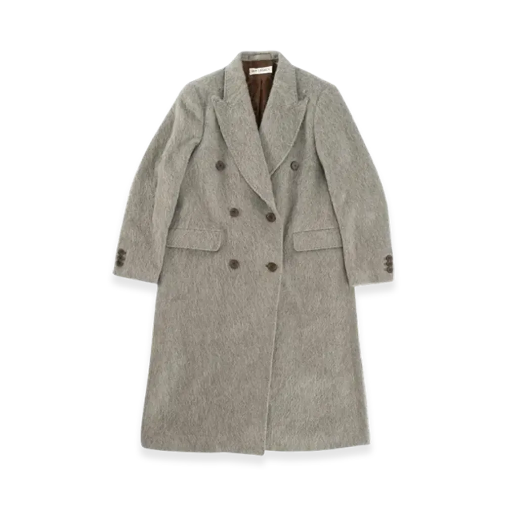 OUR LEGACY Women's DB Coat Hairy Alpaca "Wishkah Grey"