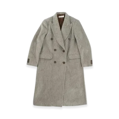 OUR LEGACY Women's DB Coat Hairy Alpaca "Wishkah Grey"
