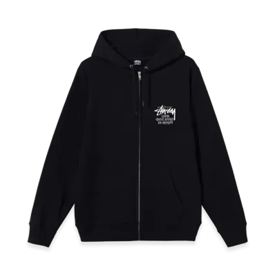Stussy Stock DSM Los Angeles Zip Hoodie 2021 "Black"