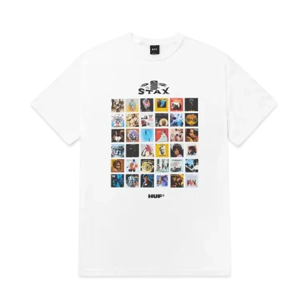 HUF x STAX RECORDS Soulsville USA Tee "White"
