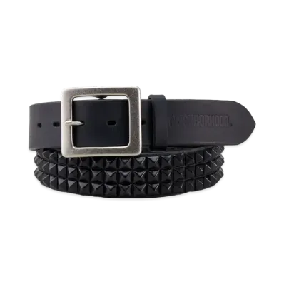 NEIGHBORHOOD Triple Studs Belt . CL "Black"