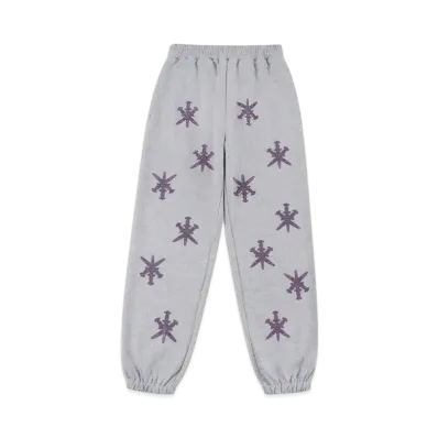 Unknown London Rhinestone Jogger "Grey"