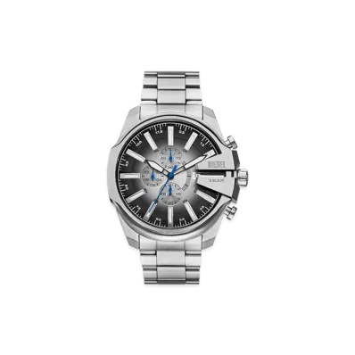 Diesel Dz4686 Watch Mega Chief Slim Stainless Steel Watch "Silver"