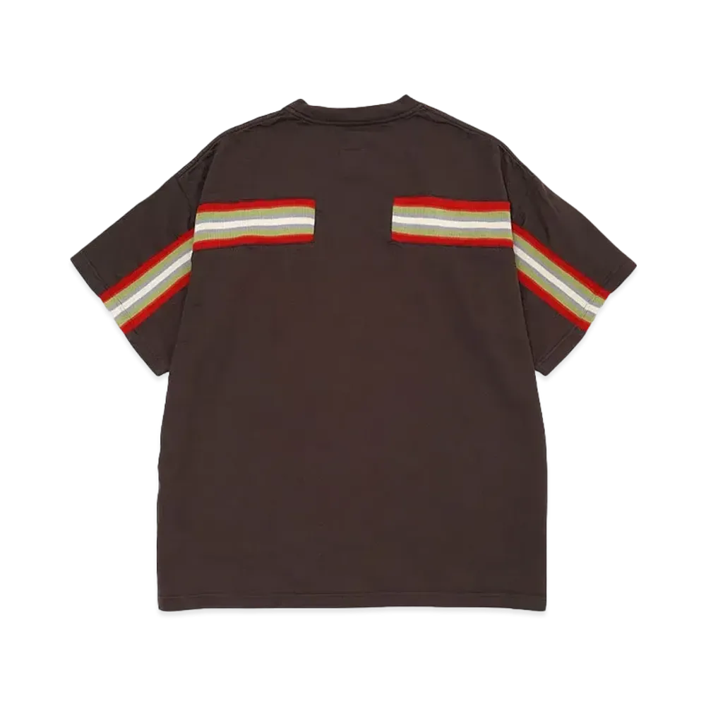FACETASM RIB BIG TEE "BROWN"