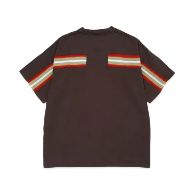 FACETASM RIB BIG TEE "BROWN"