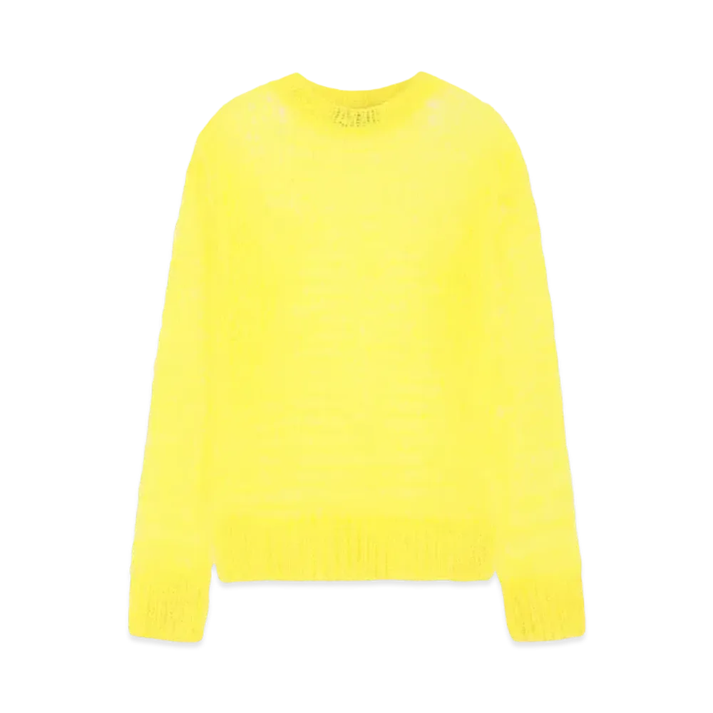WE11DONE Open Knit Sweater "Yellow"