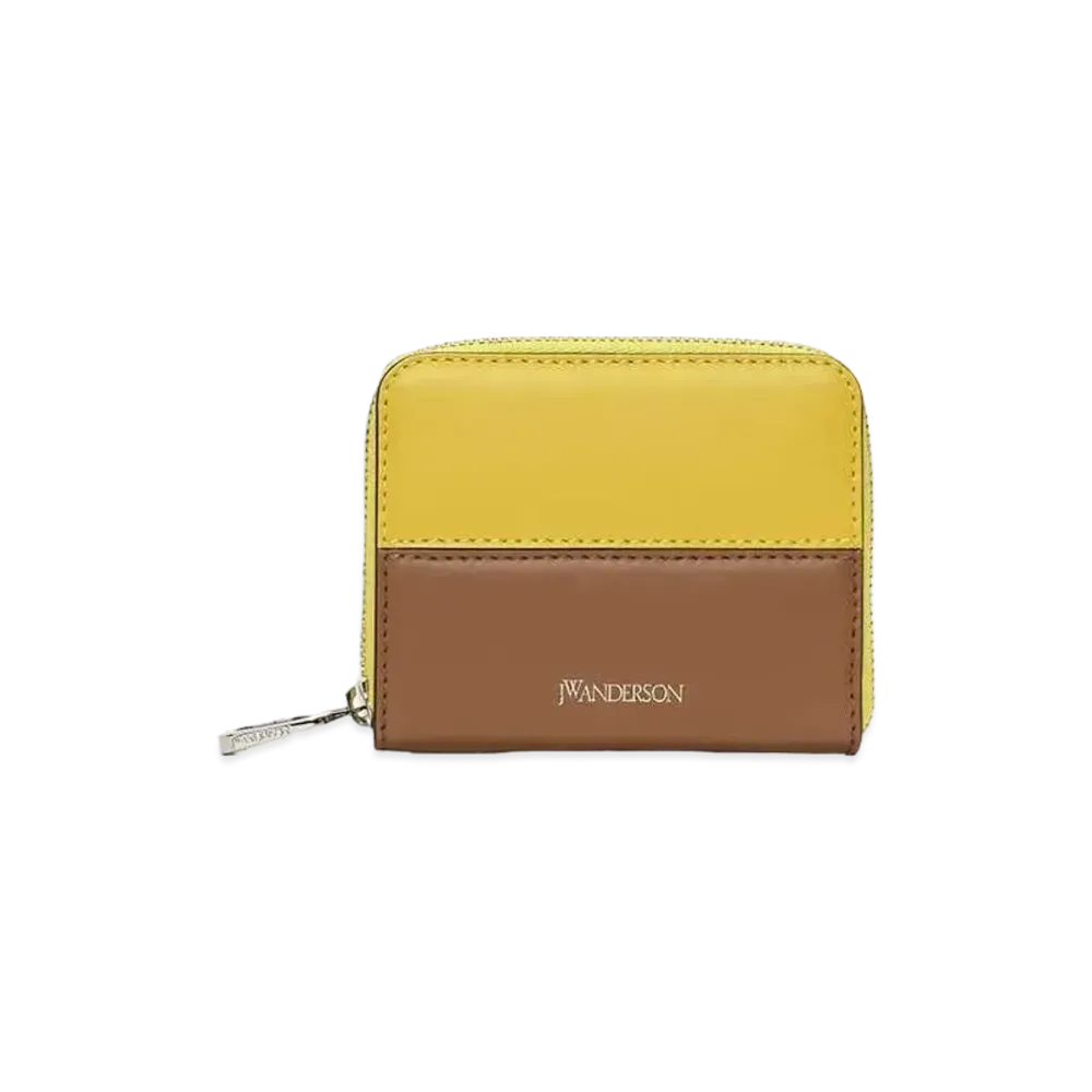 JW ANDERSON JWA Pull Leather Coin Wallet "Toffee/Yellow"