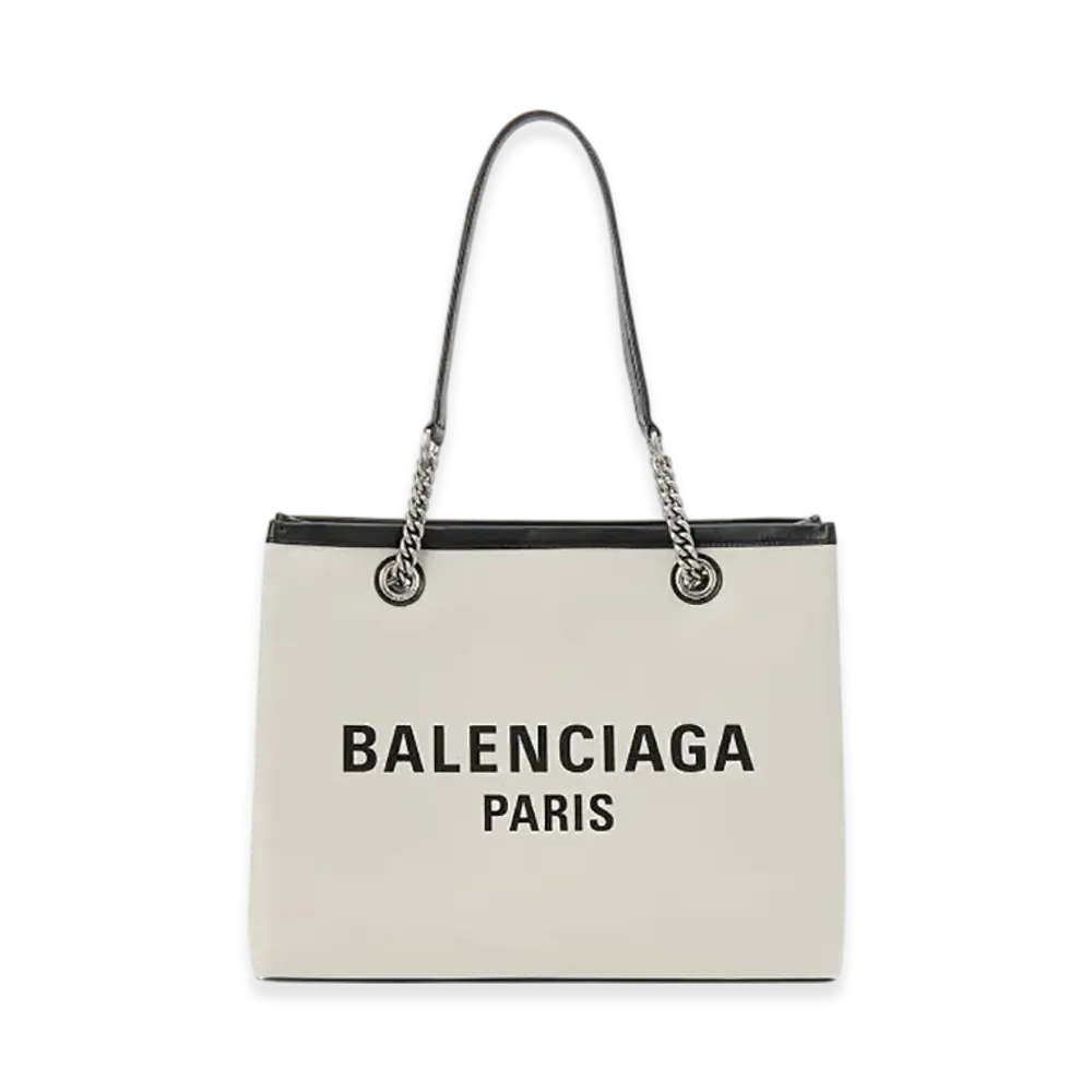 BALENCIAGA Duty Free Medium Tote Bag "Natural"