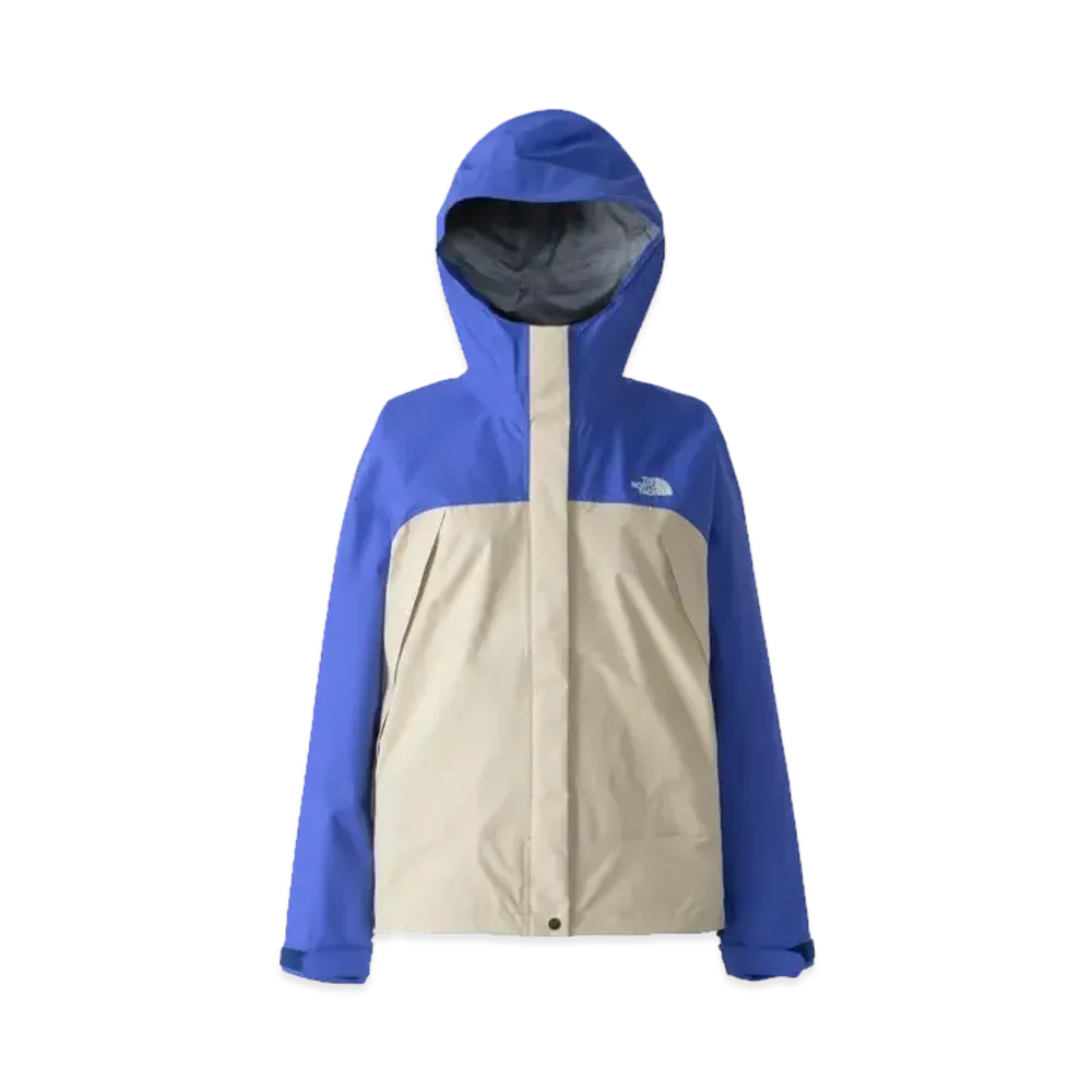 The North Face Dot Shot Jacket (Ladies) "Gravel/Solar Blue"