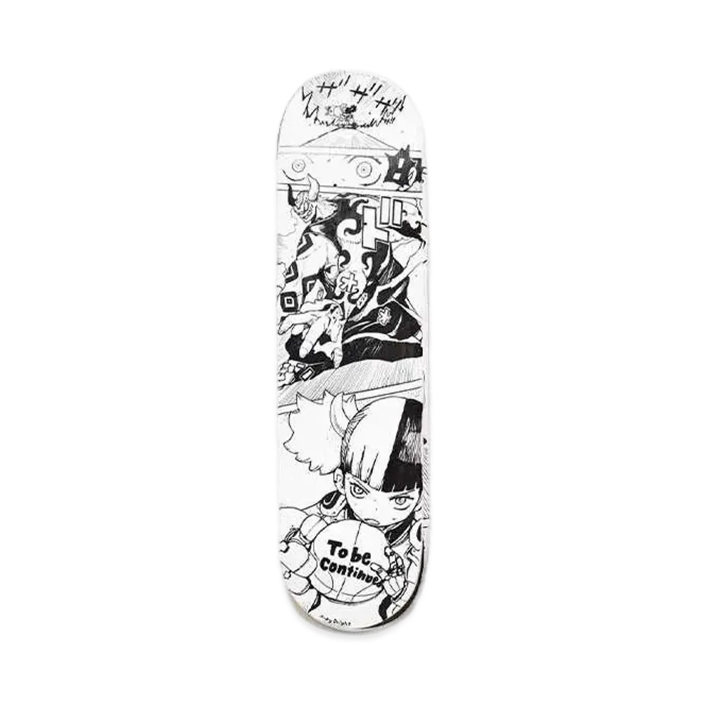 atmos x Acky Bright TOKYO23 Skateboard deck5 "Multi"