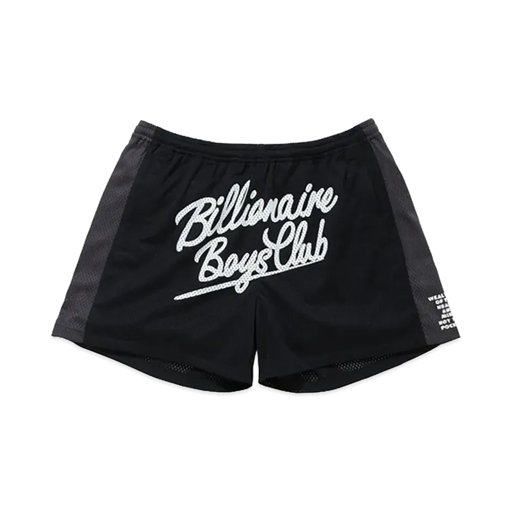 BILLIONAIRE BOYS CLUB Mesh Switching Shorts "Black"
