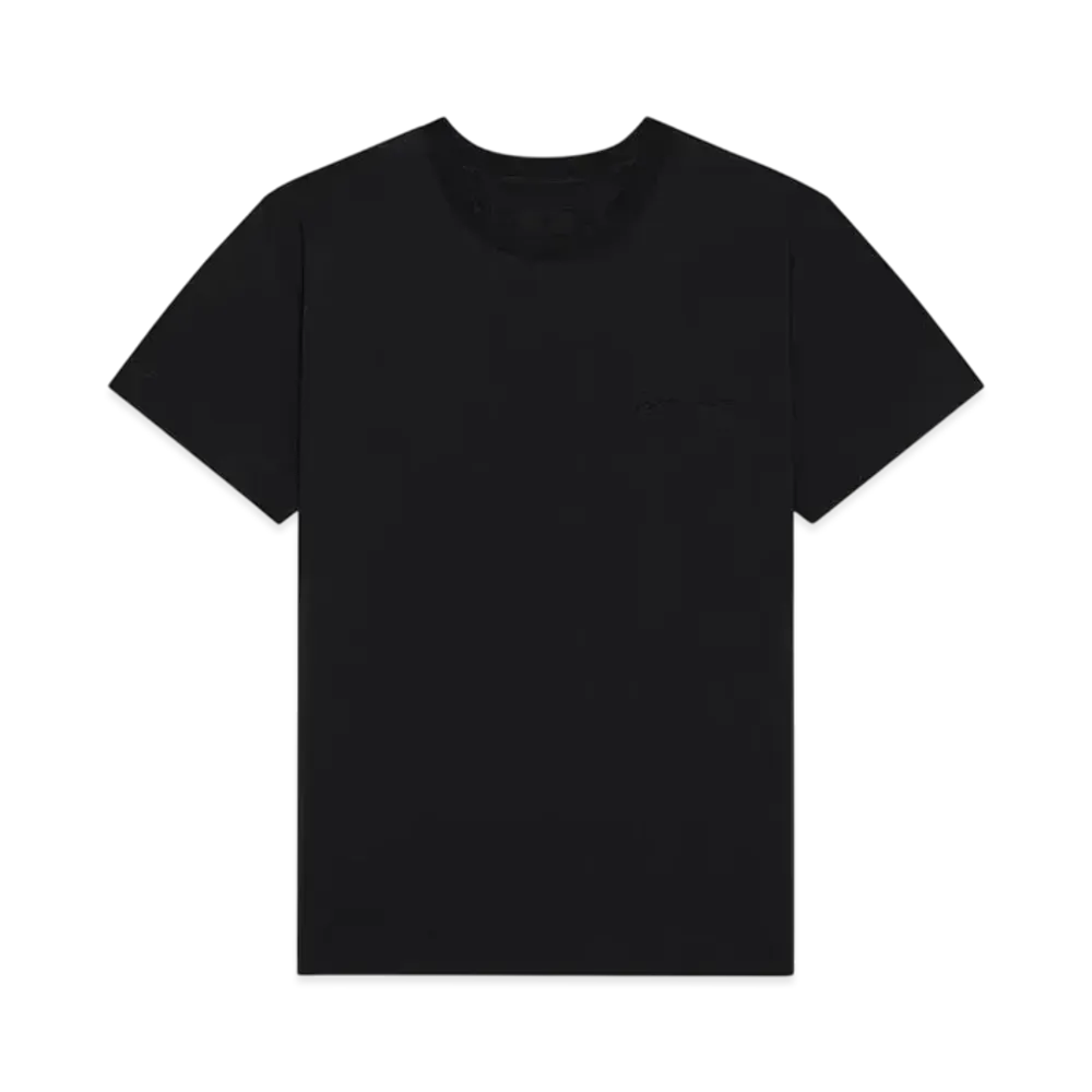 GIVENCHY T-Shirt in Cotton With Givenchy Signature "Black"