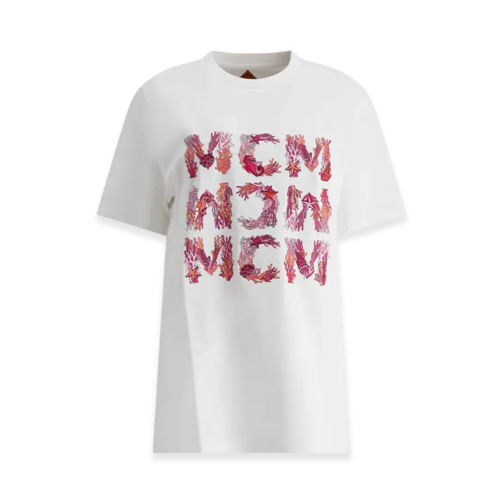 MCM Women's T-Shirts "White"