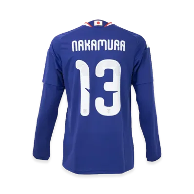 adidas Soccer Japan 2026 Home Replica Long Sleeve Jersey #13 Keito Nakamura "Japan Blue/Ash Blue"