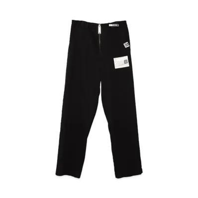 Maison MIHARA YASUHIRO Amateur Sewn Like Wide Chino Pants "Black"
