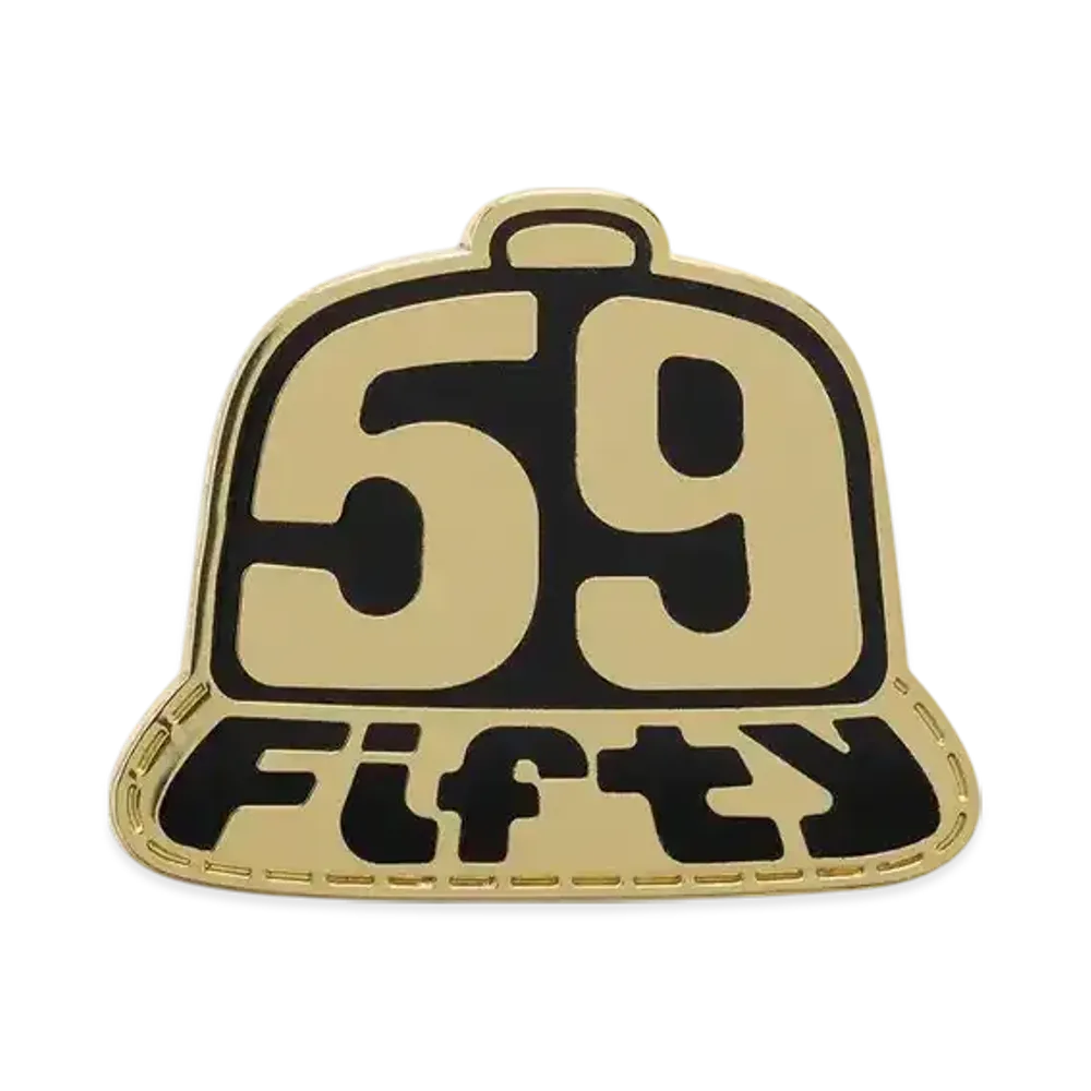 NEW ERA Cap Accessories Pins 59Fifty Day Memorial Collection 59Fifty Cap "Black/Gold"