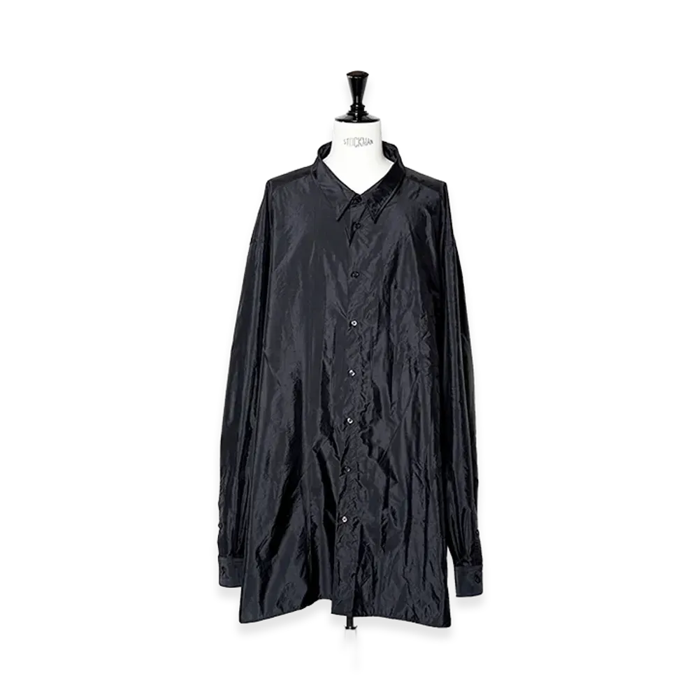 Maison Margiela Oversized Washed Nylon Shirts "Black"