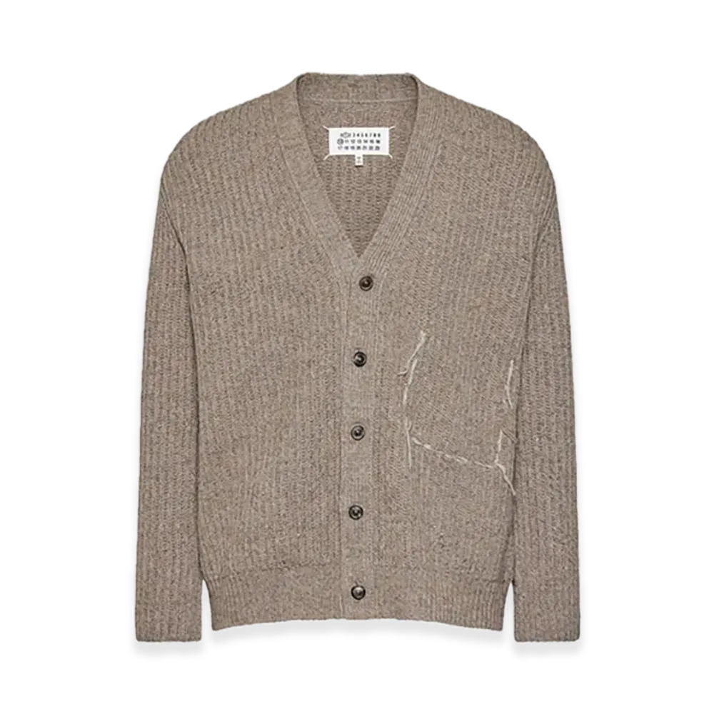 Maison Margiela Wool Cardigan "Walnut"