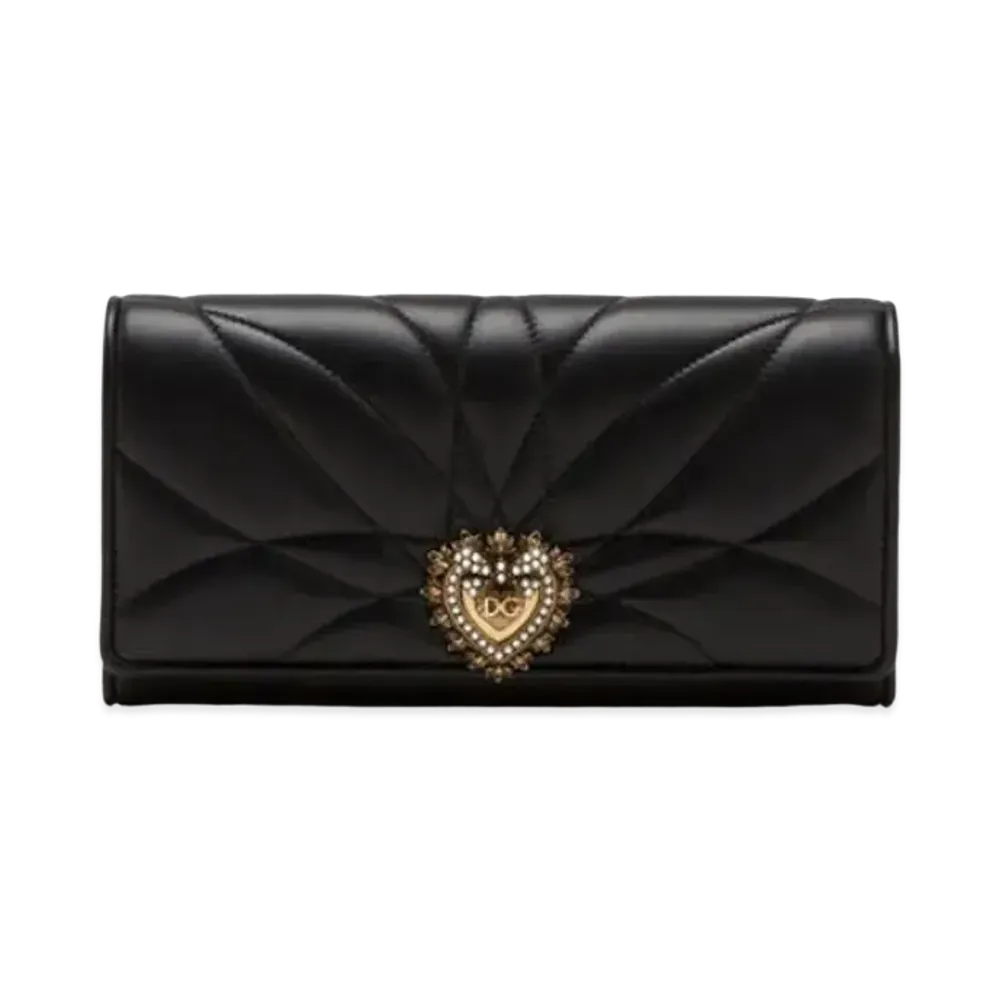 Dolce&Gabbana Devotion Continental Wallet Large "Black"