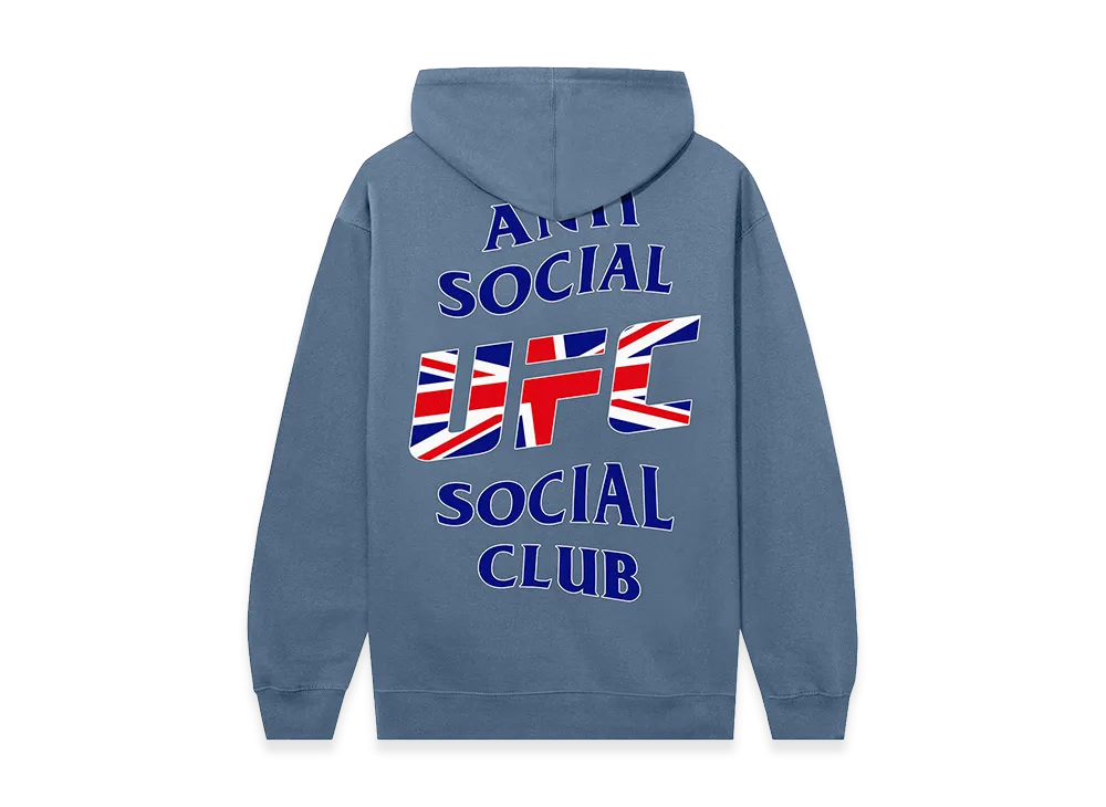 ANTI SOCIAL SOCIAL CLUB x Fight Night Hoodie "Storm Blue"
