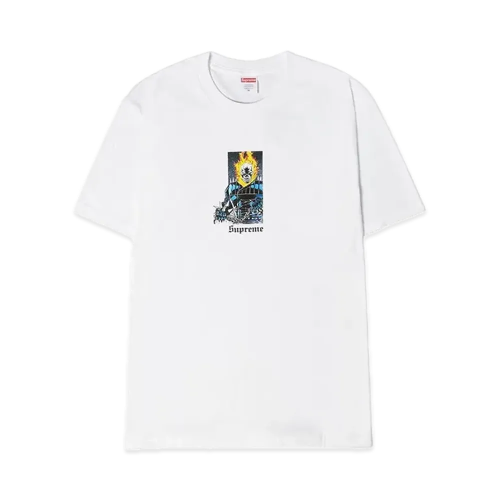 Supreme Ghost Rider Tee "White"