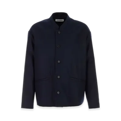 Jil Sander Wool Jacket "Midnight Blue"