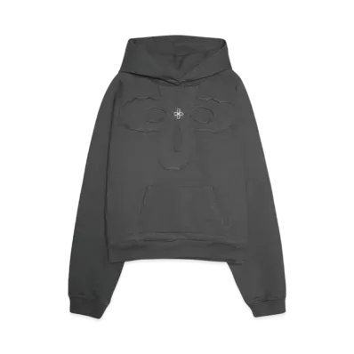 SURGERY clover logo patchs sweat hoodie "CHARCOAL"
