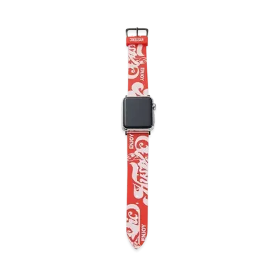 HYSTERIC GLAMOUR Enjoy Hysteric Applewatch Silicone Band "Red"
