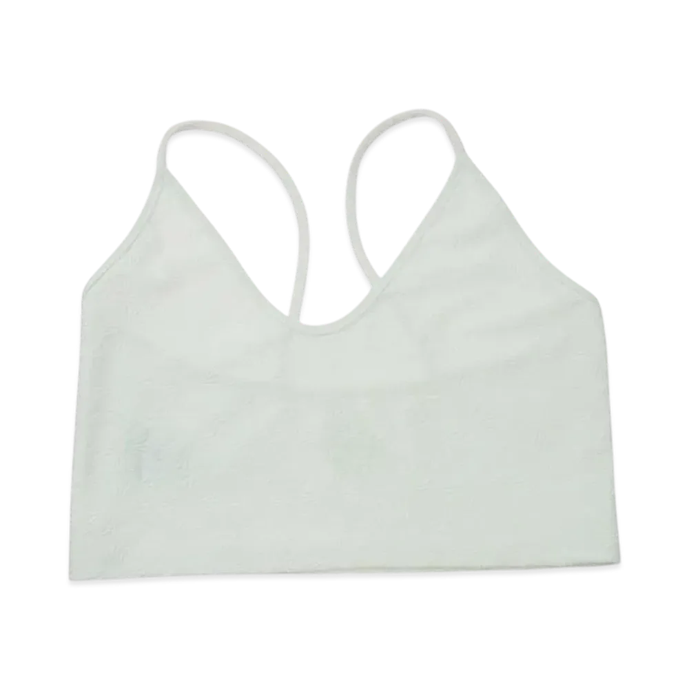 Chrome Hearts Horseshoe Print Cropped Short Camisole "White"