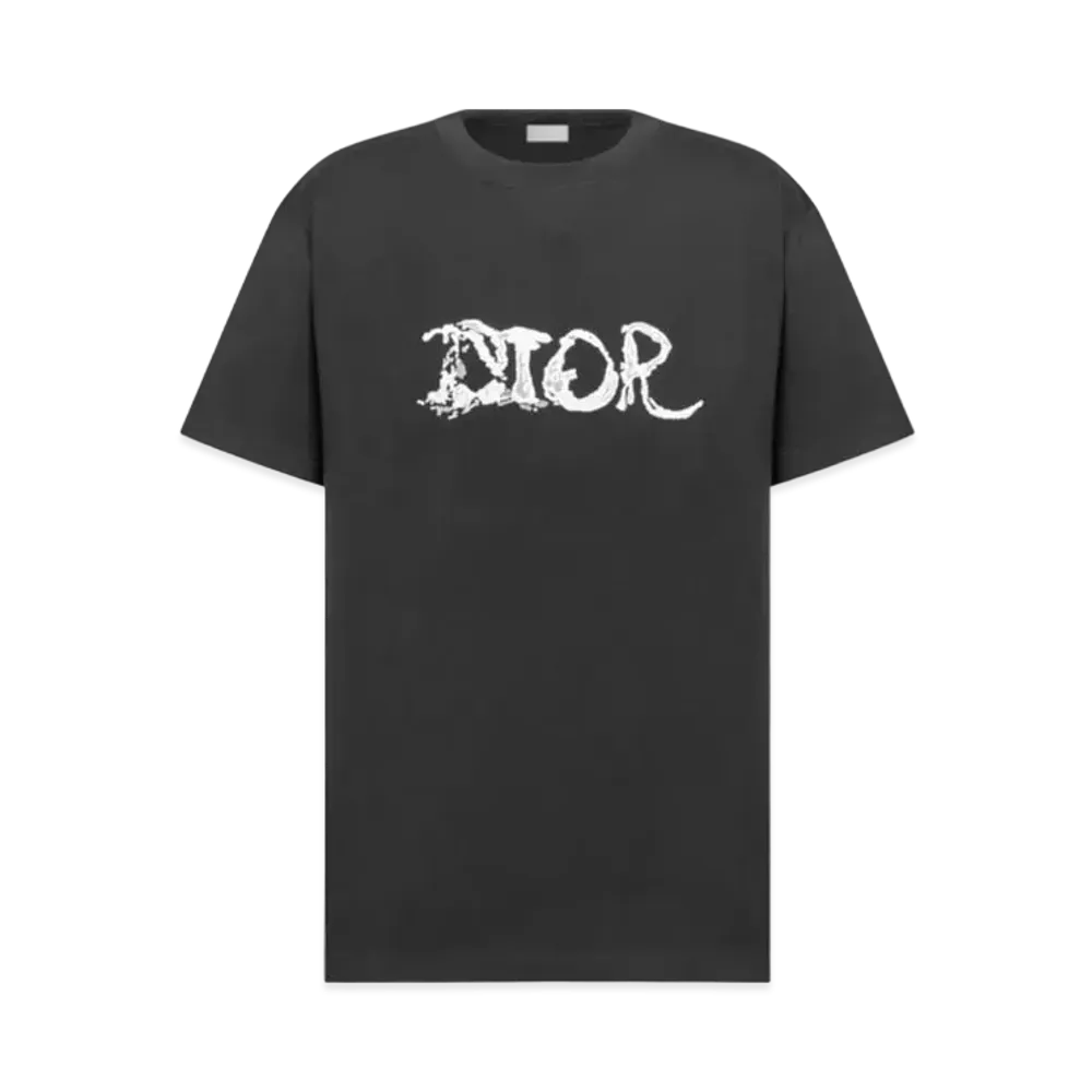 Dior x Peter Doig Men's Short Sleeve Crew Neck T-shirt "Black"