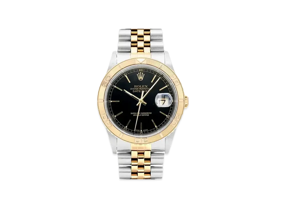 ROLEX Datejust Thunderbird "Black/Stainless Steel/Yellow Gold"