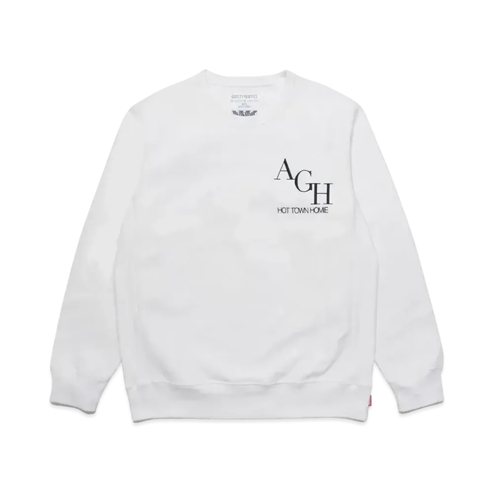 NAMEDARUMA X WACKO MARIA CREW NECK SWEAT "White"