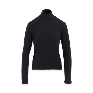 Y's Hard-Twisted Jersey Hn Long Sleeve T "Charcoal"